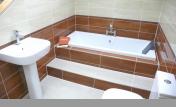 Moabi Beige & Rosso Bathroom Tiles